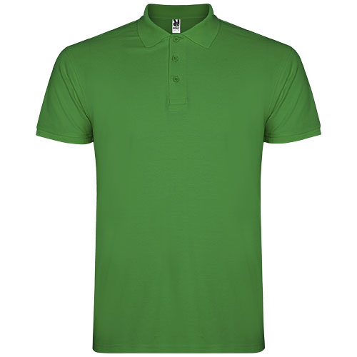 Polo pour homme coton 200gr personnalisé Star ROLY Vert tropical